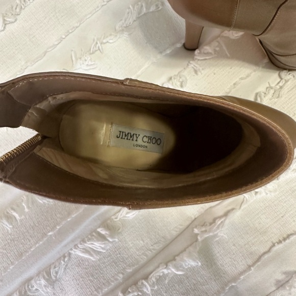 Jimmy Choo 38.5 Blonde Dyers Calf Leather booties - Picture 5 of 9